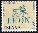 Stamps Spain -  Dia mundial del sello 1975