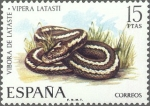 Stamps Spain -  ESPAÑA 1974 2196 Sello Nuevo Fauna Hispanica Vibora de Lataste