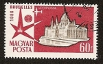 Stamps : Europe : Hungary :  Expo de Bruselas 1958 - Parlamento de Hungria en Budapest