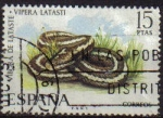 Stamps Spain -  ESPAÑA 1974 2196 Sello Fauna Hispanica Vibora de Lataste Usado