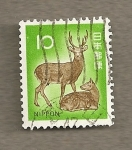 Stamps Japan -  Ciervos