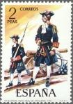 Stamps Spain -  ESPAÑA 1974 2198 Sello Nuevo Uniformes Militares Oficial de Artilleria 1710