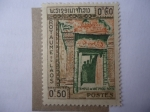 Sellos del Mundo : Asia : Laos : Vat Phou Pakse-Templo- 