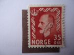Stamps Norway -  King Haakon VII de Noruega (1872-1957) (Christian Frederick Carl Georg Valdemar)