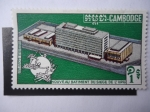 Sellos de Asia - Camboya -  U.P.U.- Nuevo Edificio de de la Sede Unión Postal Universal 