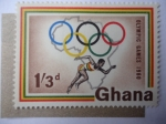 Stamps Ghana -  Juegos Olímpicos de Verano 1960 Roma