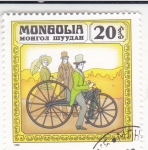 Stamps Mongolia -  ciclos