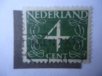 Stamps Netherlands -  Cifras - Numeral