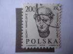 Sellos de Europa - Polonia -  Cabezas Talladas Wawel - Cabeza de hombre - Glowy Wawelskie- Glowa Mezczyzny