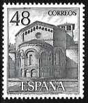 Stamps Spain -  Turismo - Monasterio de Sant Joan de les Abadesses (Gerona)