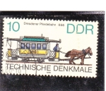 Stamps Germany -  Tramvia a caballo