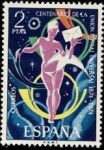 Stamps Spain -  ESPAÑA 1974 2211 Sello Nuevo Centenario Union Postal Internacional UPU Alegoria