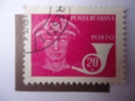 Stamps : Europe : Romania :  Dios Mercurio - Dios del Comercio -Telecomunicaciones