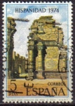Stamps Spain -  ESPAÑA 1974 2215 Sello Hispanidad Argentina Ruinas de la Mision de San Ignacio de Mini Usado Spain