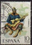 Stamps Spain -  ESPAÑA 1974 2216 Sello Hispanidad Argentina El Gaucho Martin Fierro Usado