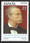 Stamps Spain -  Centenario de la muerte de Canovas del Castillo