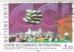 Stamps : America : ONU :  CENTRO DE COMERCIO INTERNACIONAL