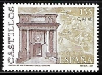 Stamps Spain -  Castillos - Castillo de San Fernando (Girona)