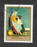 Stamps : Europe : Hungary :  1863 - Pintura