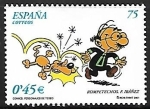 Stamps Spain -  Comics - Personajes de Tebeo
