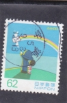 Stamps Japan -  ILUSTRACIÓN NIÑOS