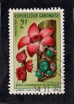 Stamps Gabon -  Plantas