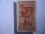 Stamps Italy -  Región de Friuli-Venezia Giulia - Capital de:Trieste - Ocupaciones Provinciales - Desgranar Maiz.