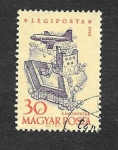Stamps : Europe : Hungary :  C192 - Avión