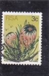 Stamps South Africa -  FLORES- CAPTUS 