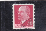 Stamps : Europe : Germany :  presidente Walter Ulldrich