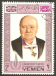 Stamps : Asia : Yemen :  261 - Churchill