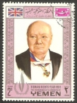 Sellos de Asia - Yemen -  261 - Churchill