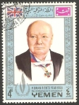 Sellos de Asia - Yemen -  261 - Churchill