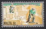 Stamps Malta -  631 - Extracción de la piedra