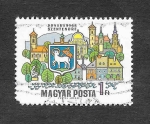 Stamps : Europe : Hungary :  1985 - La Curva del Danubio