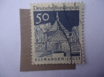 Stamps Germany -  Puerta del Castillo Ellwangen (Jagst) Alemania,Berlín 