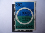 Sellos de Europa - Holanda -  100 jaar Internationaal Postaal Overleg 1863-1963 