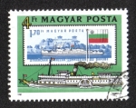 Stamps Hungary -  Comisión del Danubio