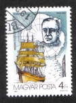 Stamps Hungary -  Exploradores del Artíco, Robert F. Scott