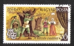 Stamps Hungary -  Escenas de Opera, Freischütz por Weber
