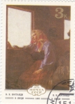 Stamps Russia -  PINTURA- MUJER 