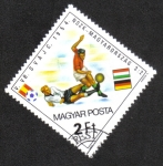 Stamps Hungary -  Copa mundial de futboll España 82