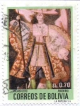 Stamps Bolivia -  Pinturas de Maestros bolivianos