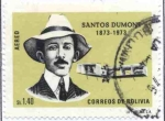 Stamps Bolivia -  Homenaje al centenario del nacimiento del aviador brasileño Santos Dumont