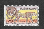 Sellos del Mundo : Europa : Checoslovaquia : 2086 - Animales Africanos en el Zoológico de Dvur Kralove.