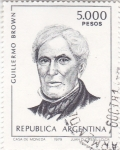 Stamps Argentina -  GUILLERMO BROWN 