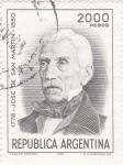 Stamps Argentina -  JOSÉ DE SAN MARTIN