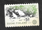 Stamps Finland -  2487 - Moomins