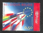 Sellos de Europa - B�lgica -  3243 - Unión Europea, banderas de los paises miembros