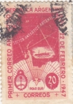 Stamps Argentina -  PRIMER CORREO ANTÁRTICO 